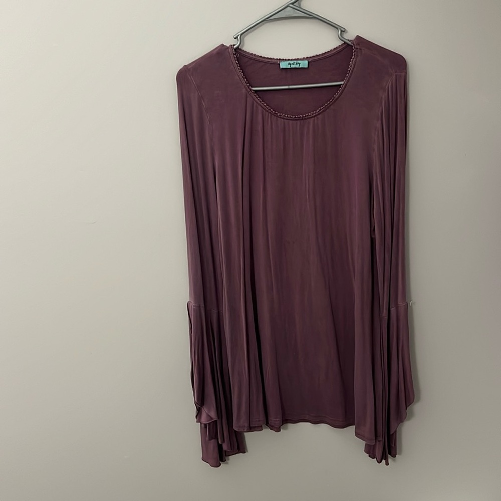 Purple April sky dress
